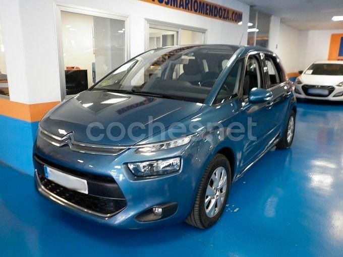 Azul Usado 2015 Citroën C4 Picasso Intensive Monovolumen | 10.500 € (Precio justo) - Imagen 1/4