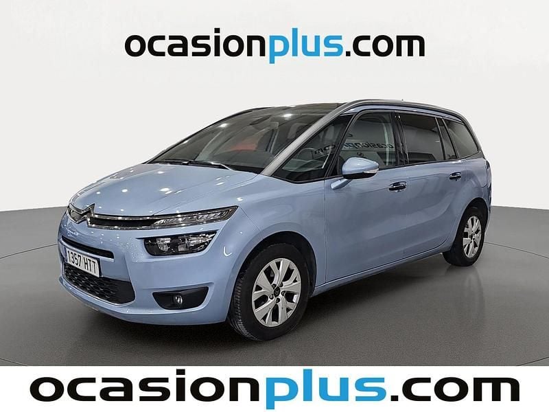 Azul Usado 2013 Citroën Grand C4 Picasso Intensive Monovolumen | 10.990 € (Precio justo) - Imagen 1/4