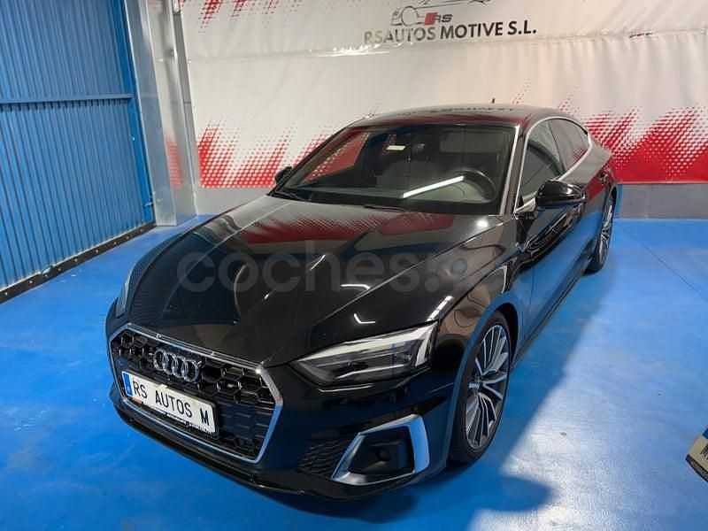 Usado Audi A5 Sportback S-Line 163 CV (119 kW) 2020 Negro Utilitario