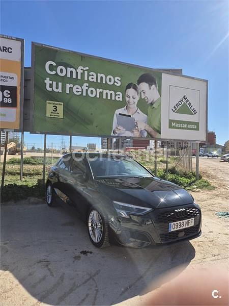Usado Audi A3 150 CV (110 kW) 2022 Negro Berlina