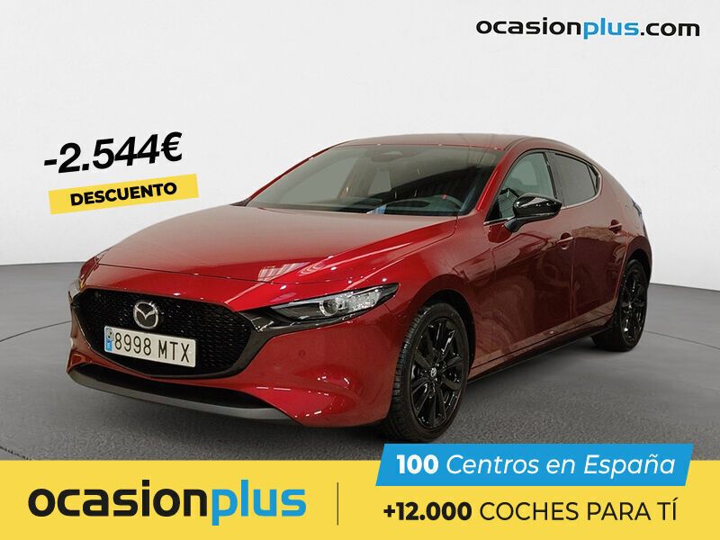 Rojo Usado 2024 Mazda 3 Homura-Line Berlina | 27.990 € (Precio justo) - Imagen 1/4
