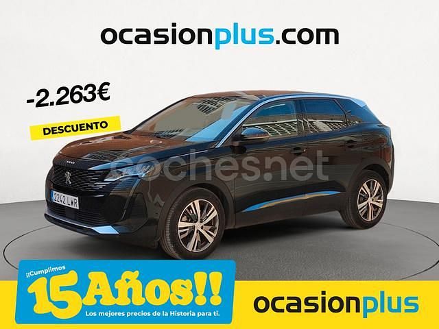 Negro Usado 2022 Peugeot 3008 Allure Recogida | 22.500 € (Precio justo) - Imagen 1/4