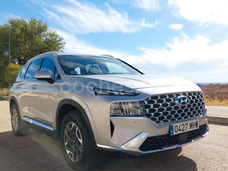 Gris / plata Usado 2023 Hyundai Santa Fe SUV | 35.500 € (Precio justo) - Imagen 1/4