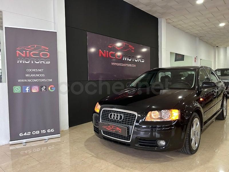 Usado Audi A3 Ambition 140 CV (102 kW) 2007 Negro Utilitario