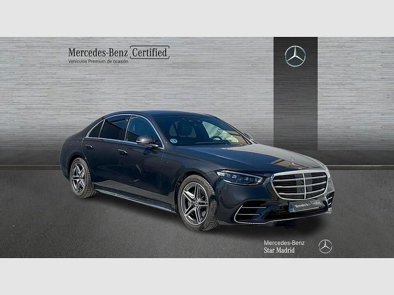 Usado Mercedes S350 AMG line 286 CV (210 kW) 2021 Gris Berlina