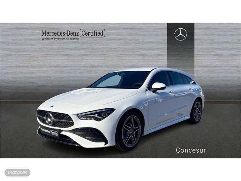 Blanco Nuevo 2024 Mercedes CLA250e Shooting Brake Familiar | 44.900 € (Super precio) - Imagen 1/4