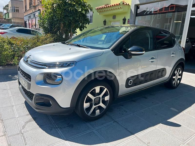 Gris / plata Usado 2017 Citroën C3 Feel Utilitario | 8990 € (Precio justo) - Imagen 1/4
