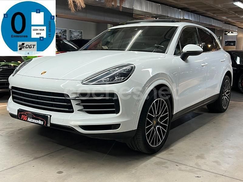 Blanco Usado 2018 Porsche Cayenne SUV | 49.990 € (Precio justo) - Imagen 1/4
