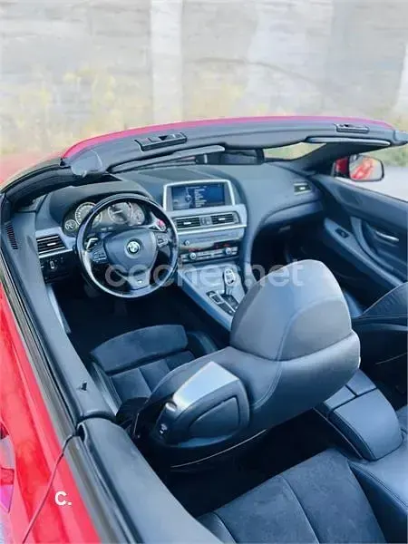 Usado BMW 640 Cabriolet 313 CV (230 kW) 2012 Granate Descapotable