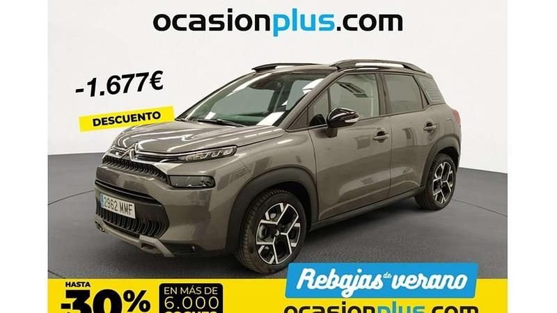 Gris Usado 2023 Citroën C3 Aircross PureTech SUV | 16.400 € (Precio justo) - Imagen 1/4