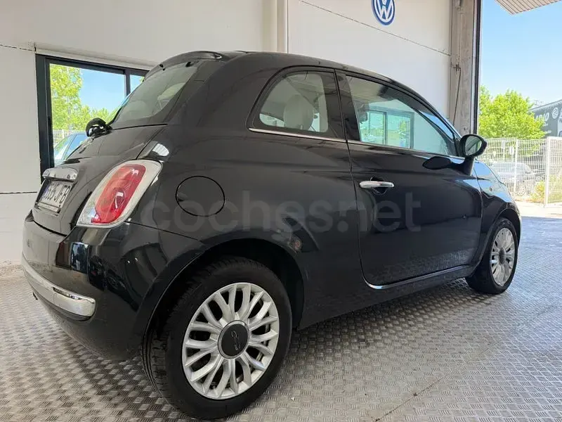 Usado Fiat 500 Lounge 69 CV (50 kW) 2015 Negro Berlina