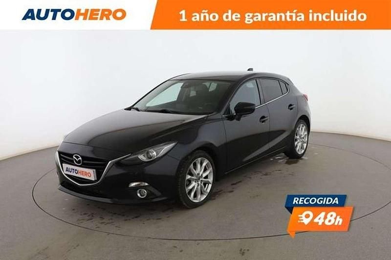 Negro Usado 2015 Mazda 3 Luxury Berlina | 12.699 € (Precio justo) - Imagen 1/3