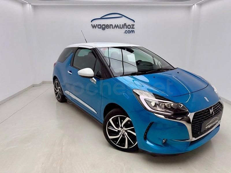 Usado DS Automobiles DS3 Style 99 CV (72 kW) 2017 Azul Berlina