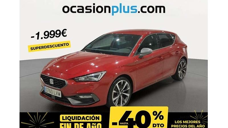 Rojo Usado 2022 Seat Leon FR Utilitario | 19.991 € (Precio justo) - Imagen 1/4