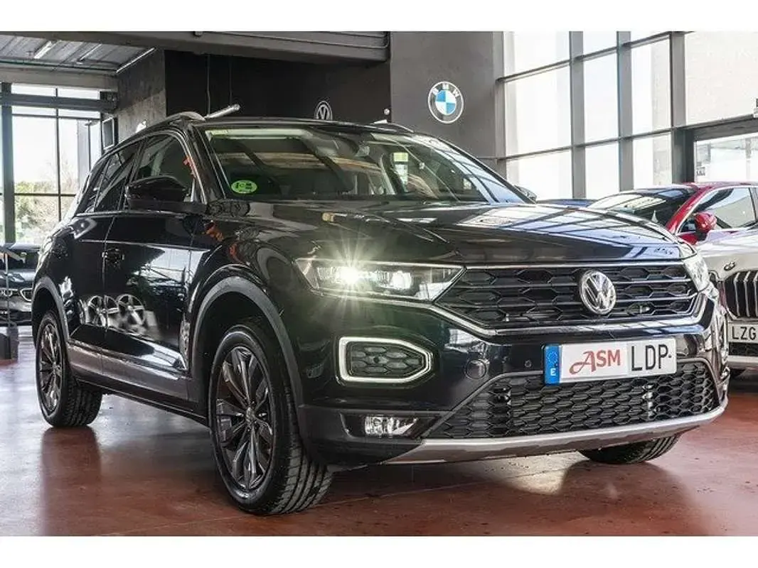 Usado VW T-Roc Sportline 190 CV (139 kW) 2019 Negro SUV