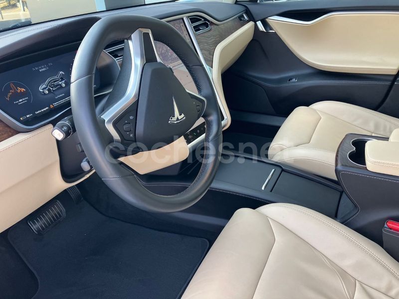 Usado Tesla Model S 450 kW (613 CV) 2017 Midnight silver metallic paint Utilitario