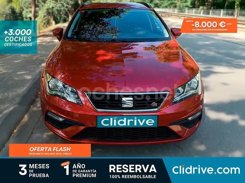 Rojo Usado 2019 Seat Leon FR Familiar | 11.590 € (Super precio) - Imagen 1/3