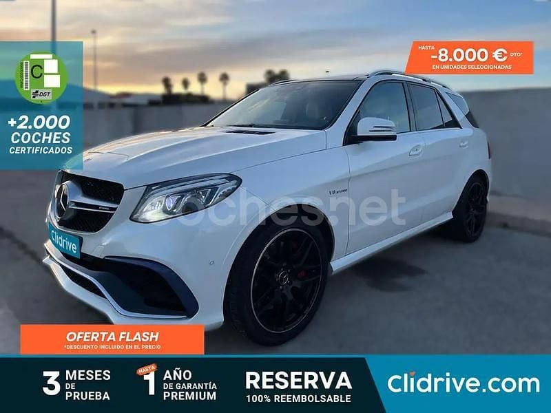 Blanco Usado 2015 Mercedes GLE63 AMG SUV | 52.190 € (Precio justo) - Imagen 1/3