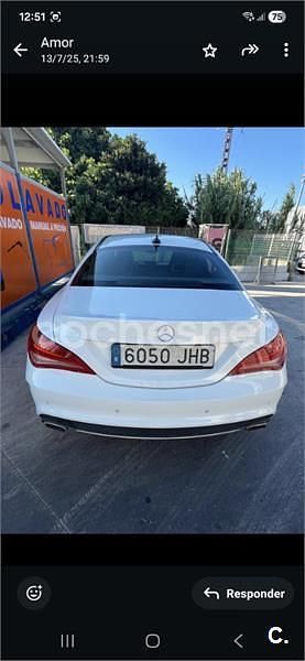 Usado Mercedes CLA200 Urban 136 CV (100 kW) 2015 Blanco Berlina