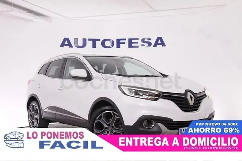 Usado Renault Kadjar Intens 130 CV (95 kW) 2015 Blanco SUV