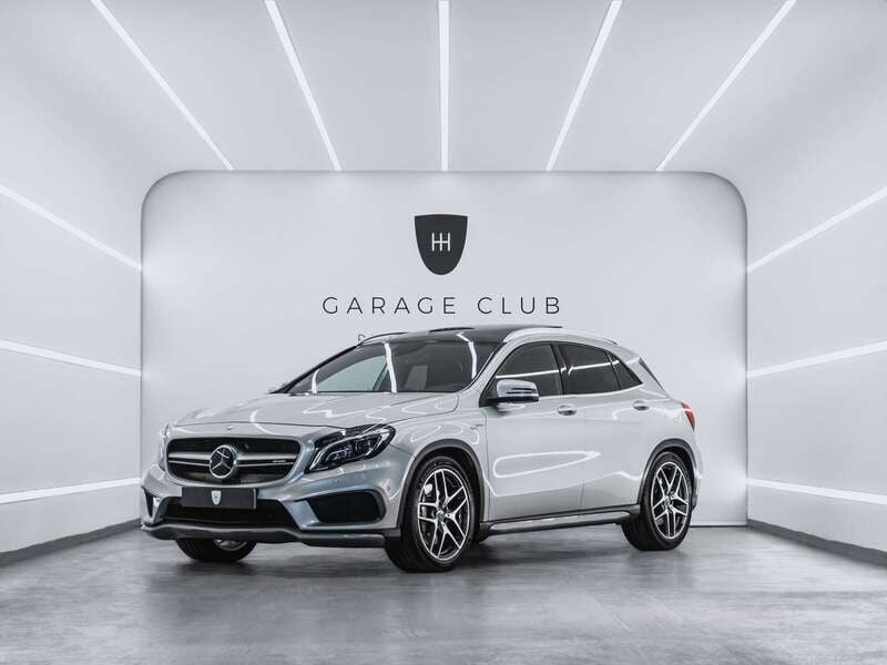 Usado Mercedes GLA45 AMG AMG 360 CV (264 kW) 2014 Gris / plata SUV