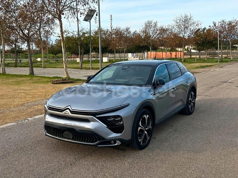 Gris / plata Usado 2022 Citroën C5 X Shine Familiar | 23.000 € (Buen precio) - Imagen 1/4