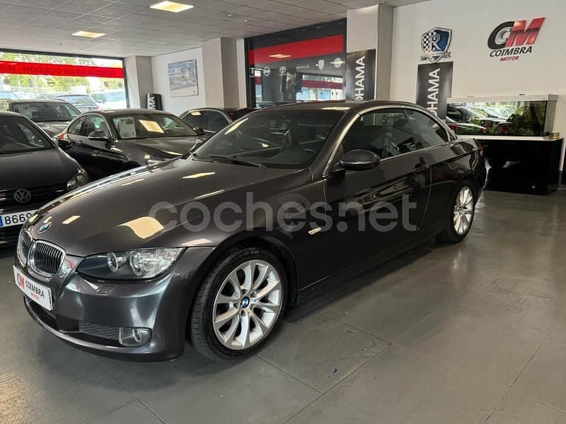 Negro Usado 2008 BMW 320 Cabriolet Descapotable | 11.490 € (Buen precio) - Imagen 1/4