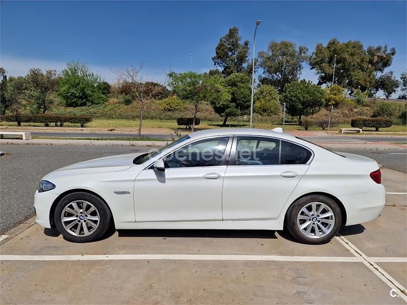 Usado BMW 520 Efficient Dynamics 190 CV (139 kW) 2016 Blanco Berlina