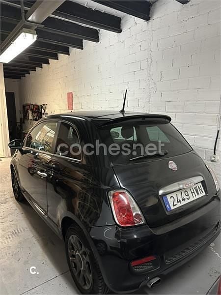 Usado Fiat 500 Sport 69 CV (50 kW) 2014 Negro Berlina