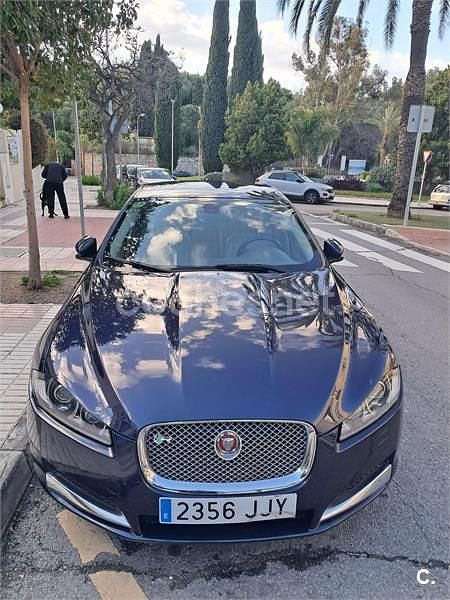 Usado Jaguar XF Premium Luxury 200 CV (147 kW) 2015 Azul Berlina