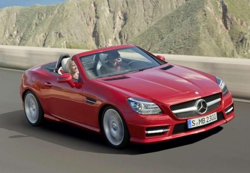Usado Mercedes SLK250 204 CV (150 kW) 2015 Blanco Descapotable