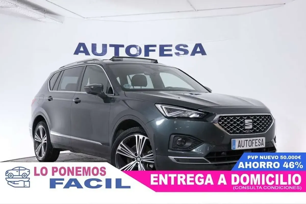 Usado Seat Tarraco 4Drive 200 CV (147 kW) 2021 Verde SUV