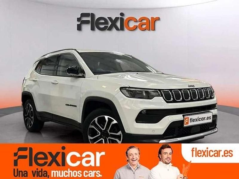 Blanco Usado 2021 Jeep Compass Limited SUV | 16.490 € (Buen precio) - Imagen 1/4