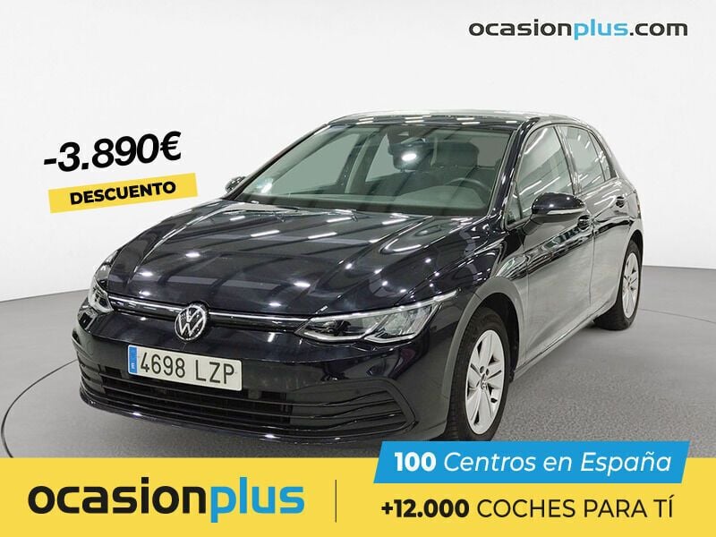 Negro Usado 2022 VW Golf VIII Life Berlina | 20.490 € (Buen precio) - Imagen 1/4