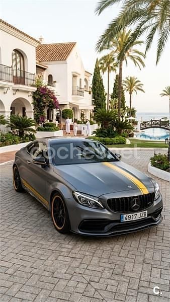 Usado Mercedes C63S AMG 510 CV (375 kW) 2017 Gris / plata Coupe
