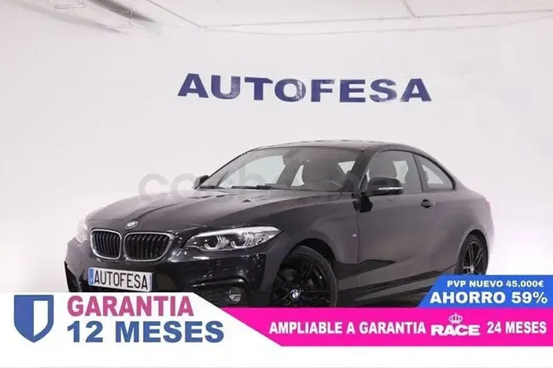 Usado BMW 220 M Sport 184 CV (135 kW) 2018 Negro Coupe