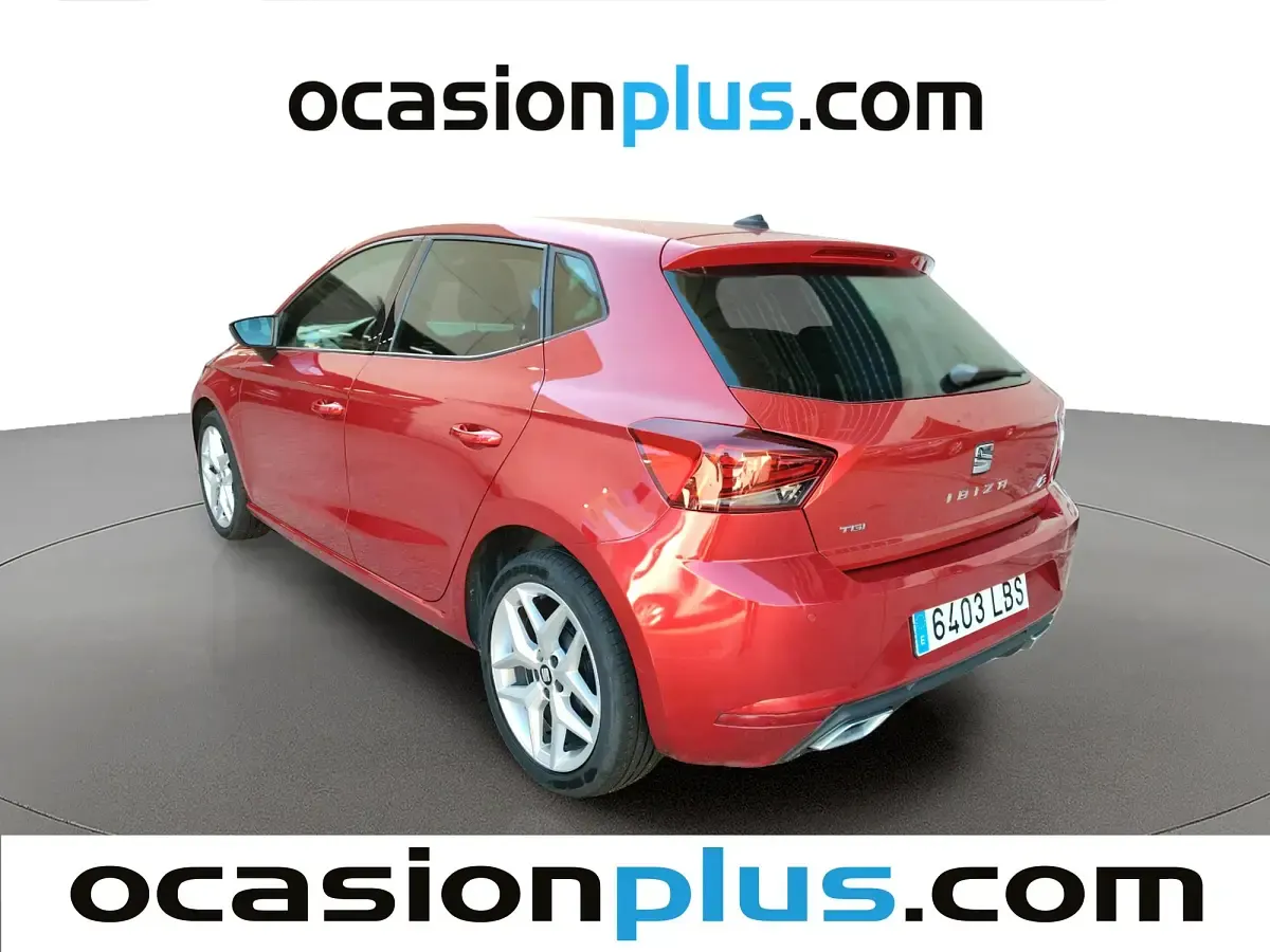 Usado Seat Ibiza FR 90 CV (66 kW) 2019 Rojo Utilitario