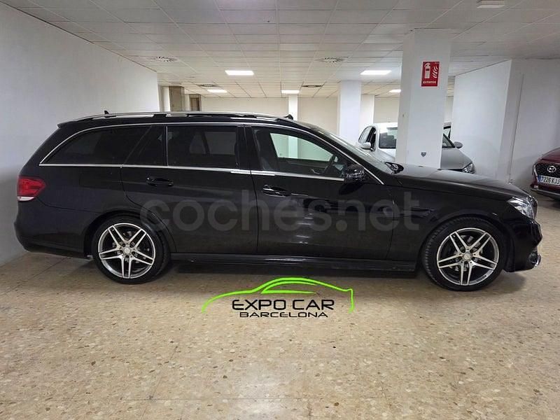 Usado Mercedes E220 Avantgarde 170 CV (125 kW) 2015 Negro Familiar