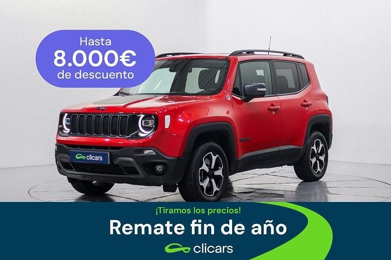 Rojo Usado 2022 Jeep Renegade Trailhawk SUV | 20.190 € (Precio justo) - Imagen 1/4