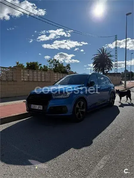 Usado Audi Q7 Design 218 CV (160 kW) 2016 Azul SUV