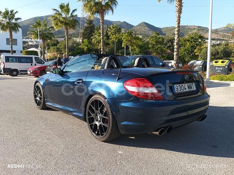 Usado Mercedes SLK350 272 CV (200 kW) 2004 Azul Descapotable
