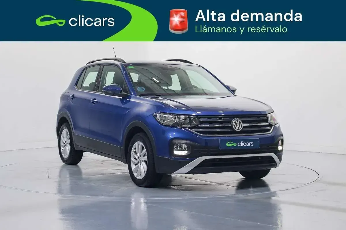 Usado VW T-Cross Advance 95 CV (69 kW) 2020 Azul SUV