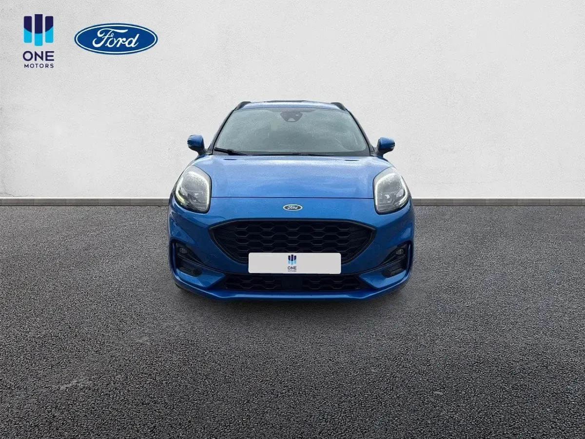 Usado Ford Puma Titanium 125 CV (91 kW) 2022 Azul desert island (metalizado) SUV