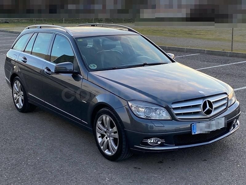 Usado Mercedes C220 Avantgarde 170 CV (125 kW) 2008 Gris / plata Familiar