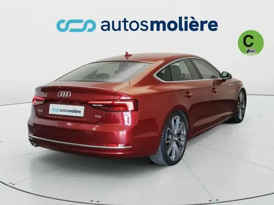 Usado Audi A5 Sportback S-Line 190 CV (139 kW) 2018 Rojo Utilitario