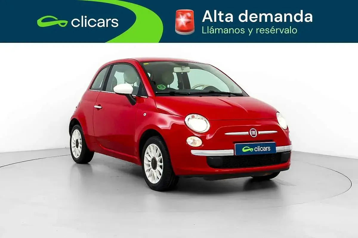 Usado Fiat 500 69 CV (50 kW) 2014 Rojo Utilitario