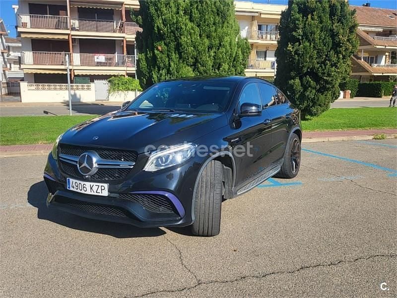 Usado Mercedes GLE63 AMG 585 CV (430 kW) 2019 Negro Coupe