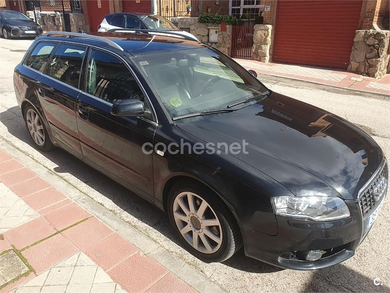 Usado Audi A4 S-Line 170 CV (125 kW) 2007 Negro Familiar