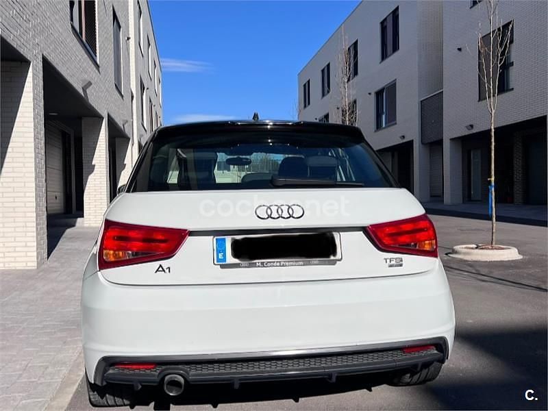 Usado Audi A1 Sportback S-Line 95 CV (69 kW) 2015 Blanco Utilitario