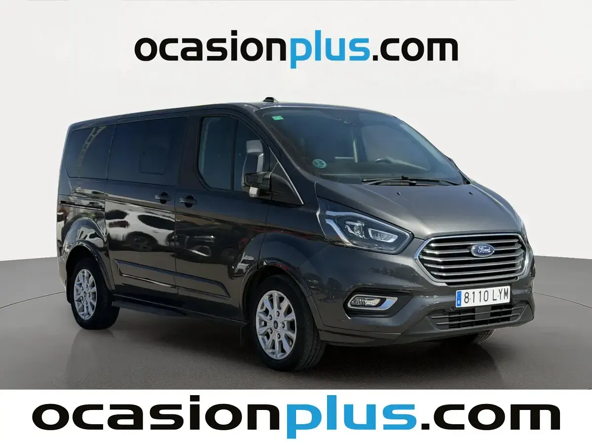 Usado Ford Tourneo Custom Titanium 150 CV (110 kW) 2022 Gris Van